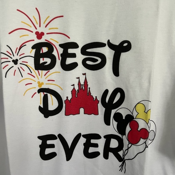 Men’s white short sleeve Disney t-shirt.  Bella Canvas Co.  size 4XL. - Picture 2 of 5